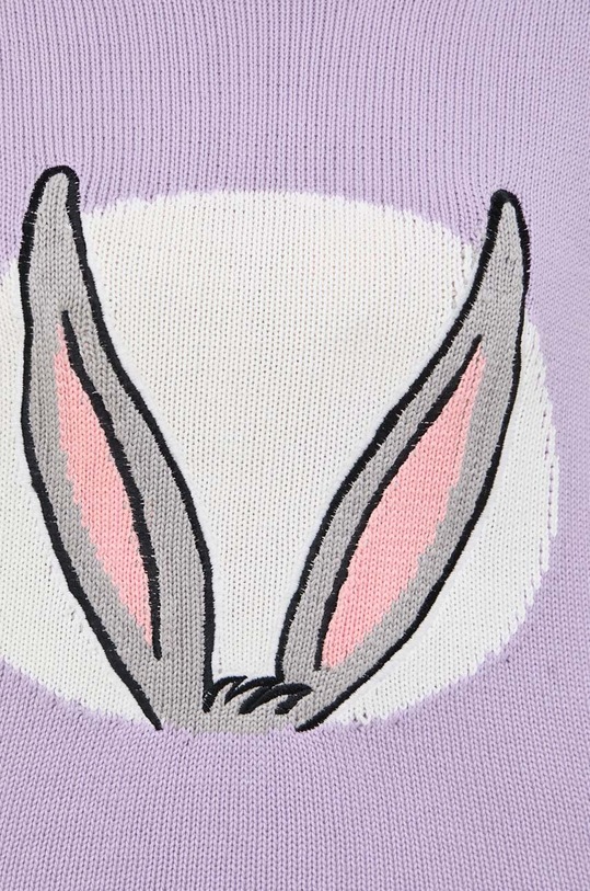 Bavlněný kardigan MAX&Co. x CHUFY 2418361011200 fialová