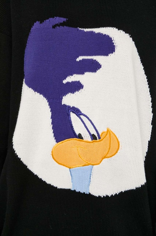 MAX&Co. sweter bawełniany x CHUFY 2418361021200 czarny