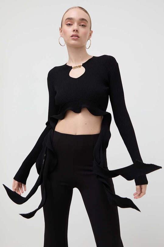 Свитер Versace Jeans Couture чёрный 76HAFM01.CMN33