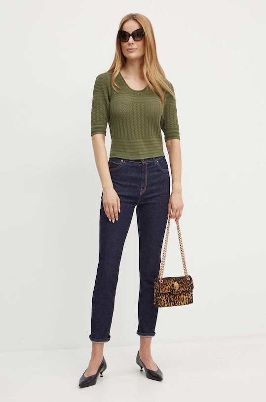 Twinset sweter 241TT3162 zielony SS24