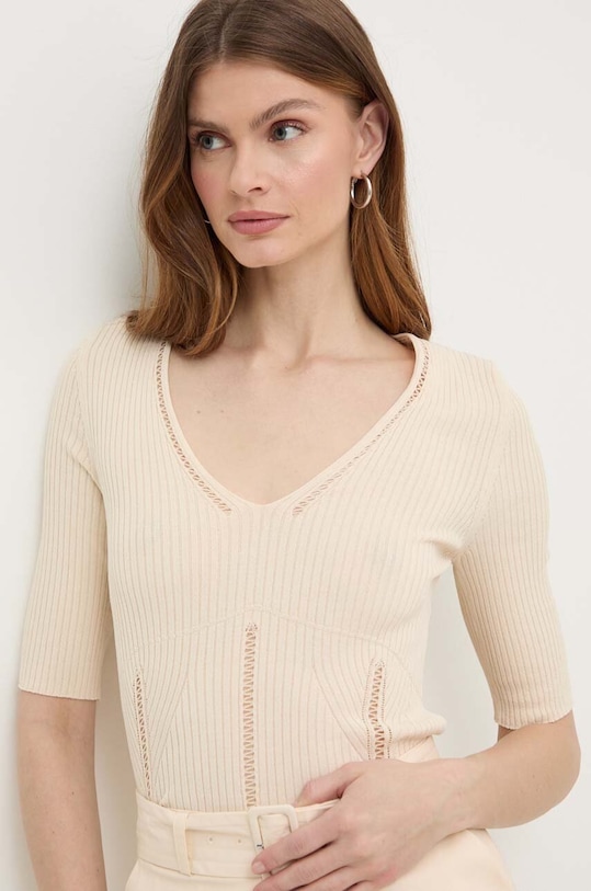 Twinset bluzka beżowy 241TT3154