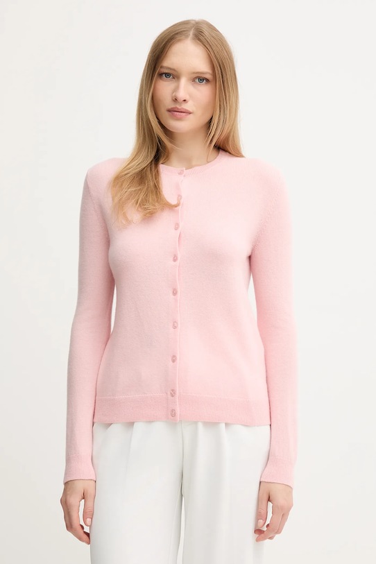 Vuneni kardigan United Colors of Benetton roza 1002D5485