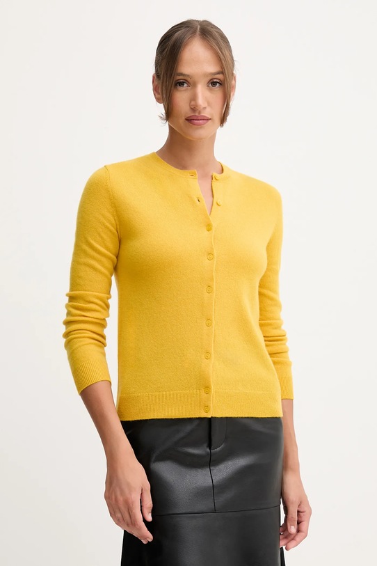 Vuneni kardigan United Colors of Benetton zlatna 1002D5485