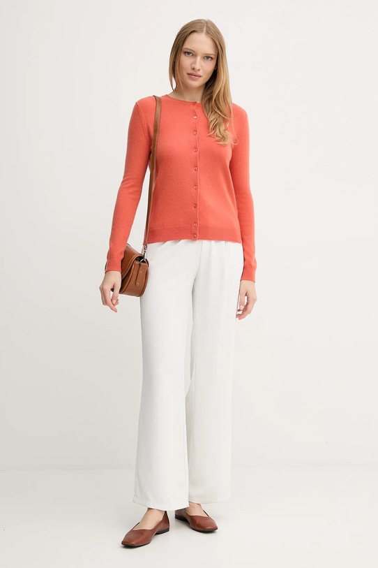 Vuneni kardigan United Colors of Benetton 1002D5485 narančasta AW25