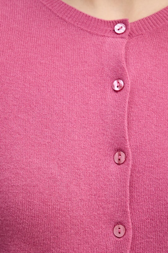 United Colors of Benetton kardigan wełniany 1002D5485 różowy