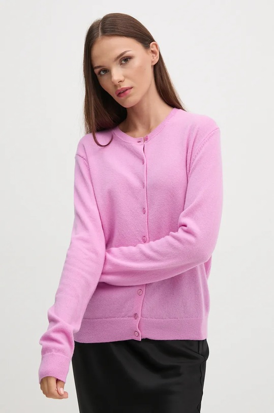 Vlněný svetr United Colors of Benetton vlna fialová 1002D5485