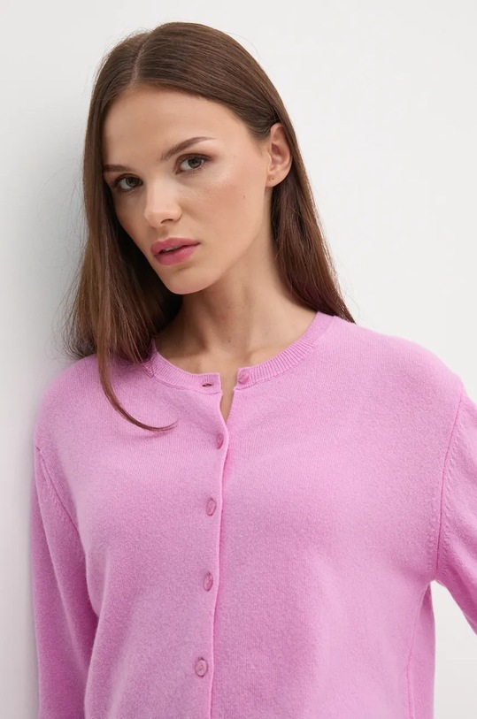 Vlněný svetr United Colors of Benetton fialová 1002D5485