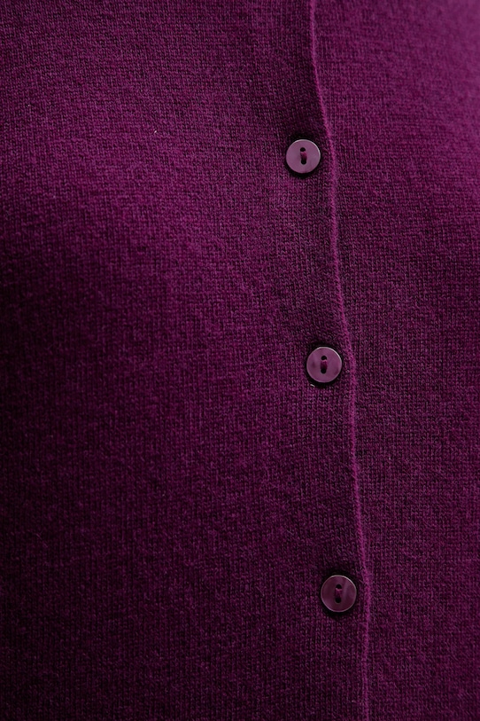 United Colors of Benetton cardigan din lana violet 1002D5485