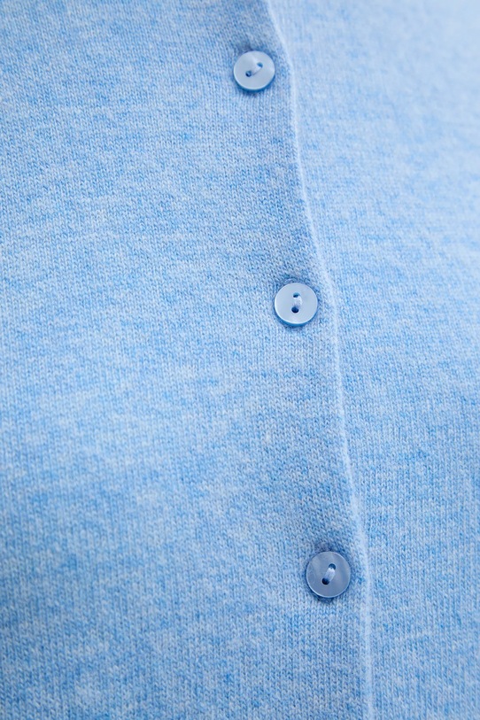 Vlněný kardigan United Colors of Benetton 1002D5485 modrá