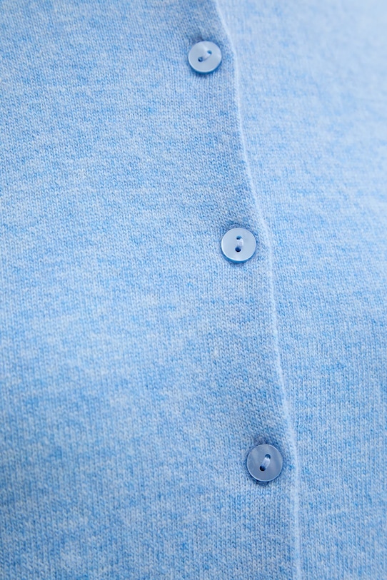 United Colors of Benetton kardigan wełniany 1002D5485 niebieski