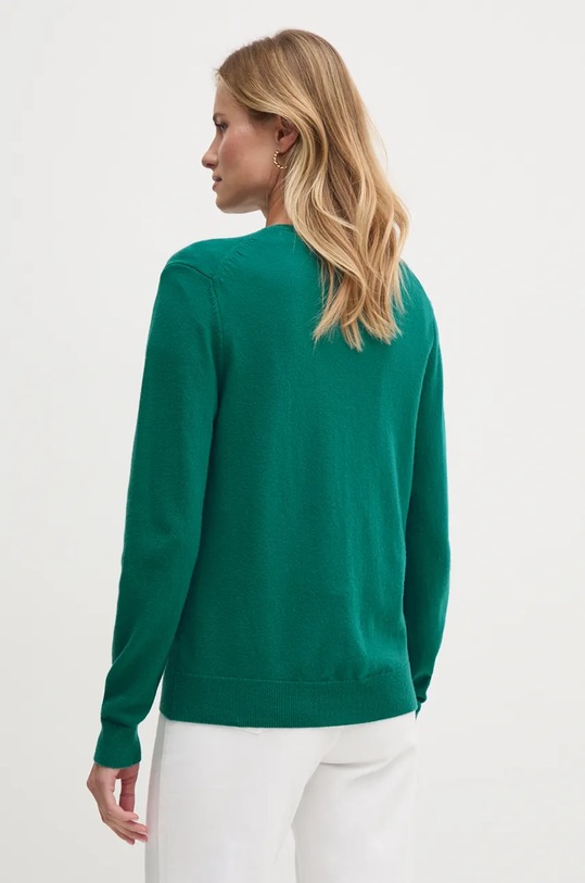 Одежда Шерстяной кардиган United Colors of Benetton 1002D5485 зелёный