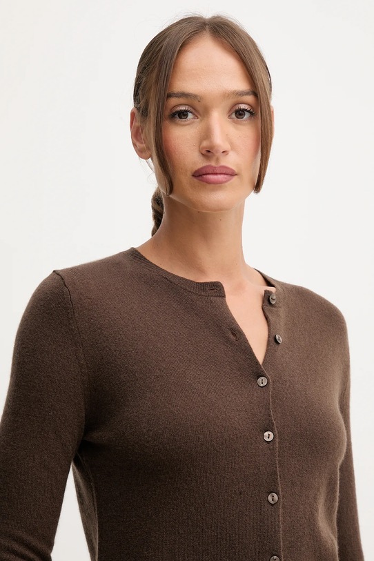 Vuneni kardigan United Colors of Benetton smeđa 1002D5485
