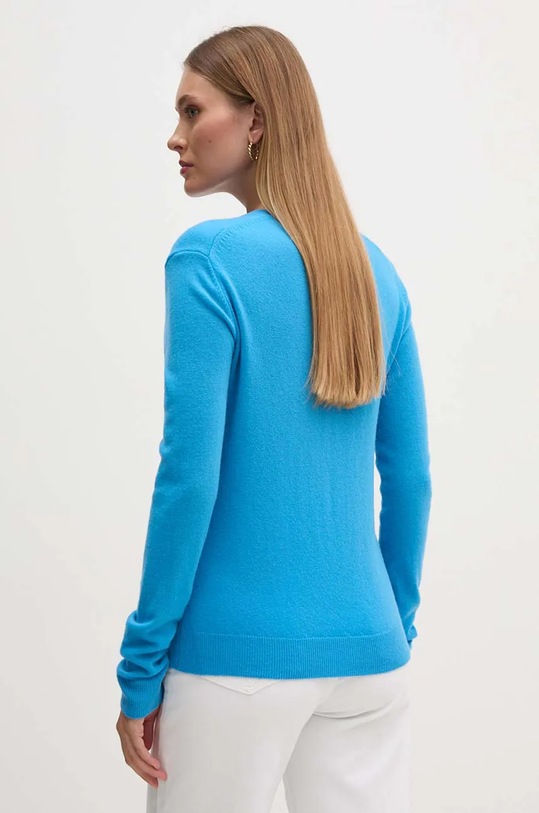 Odzież United Colors of Benetton sweter wełniany 1002D4488 niebieski