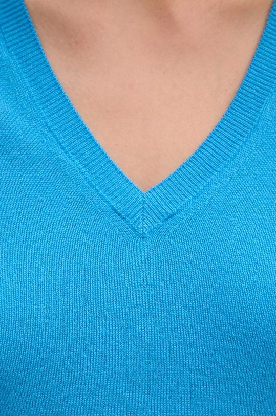 United Colors of Benetton sweter wełniany 1002D4488 niebieski