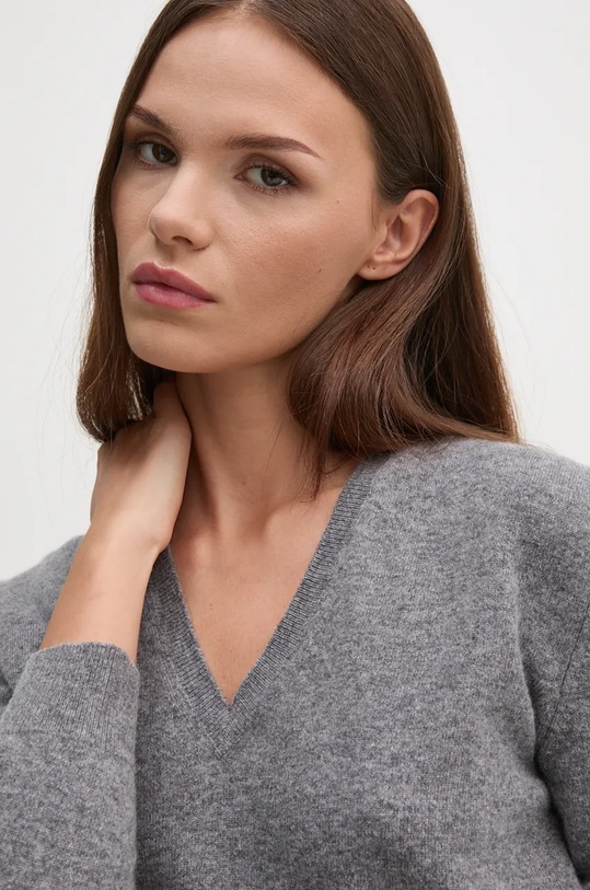 Vuneni pulover United Colors of Benetton siva 1002D4488