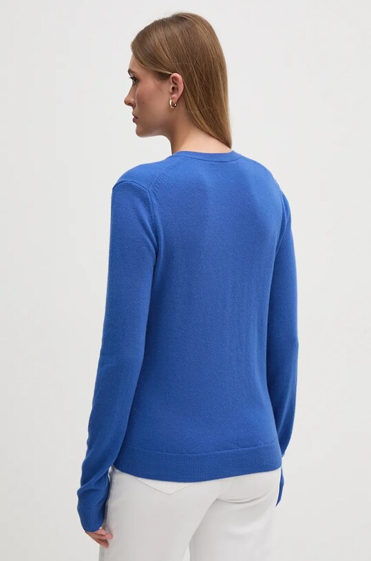 Ruházat United Colors of Benetton gyapjú pulóver 1002D4488 kék