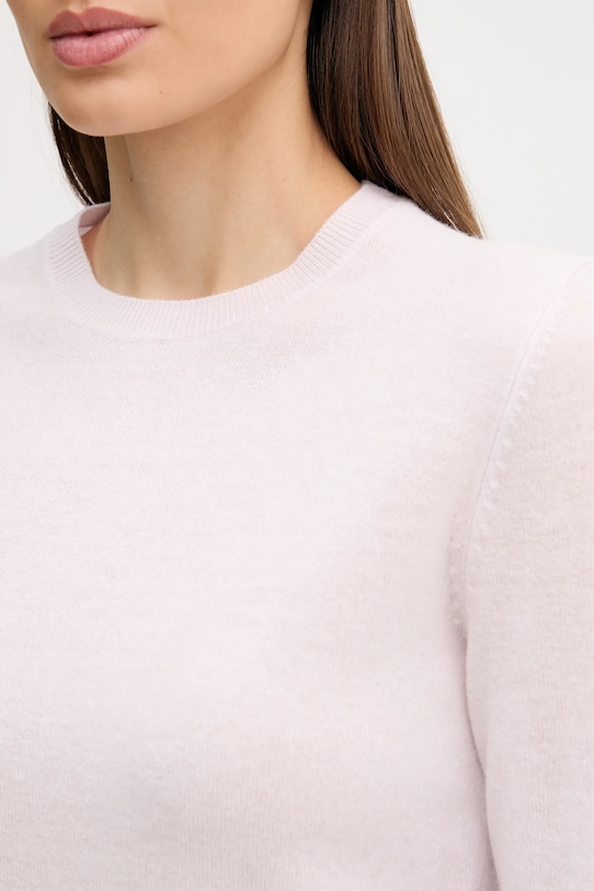 United Colors of Benetton sweter wełniany 1002D1K01 różowy