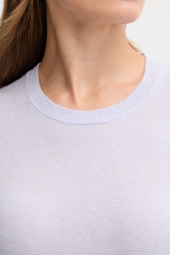 Шерстяной свитер United Colors of Benetton 1002D1K01 фиолетовой