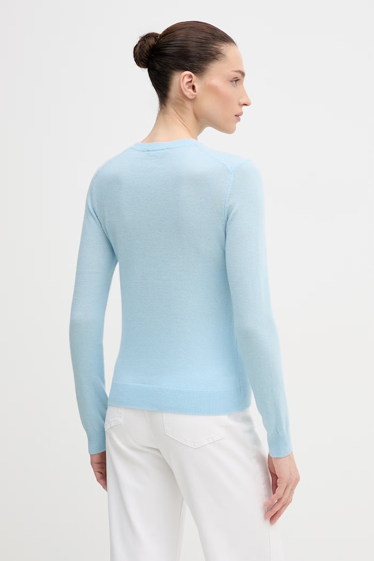 Odzież United Colors of Benetton sweter wełniany 1002D1K01 niebieski