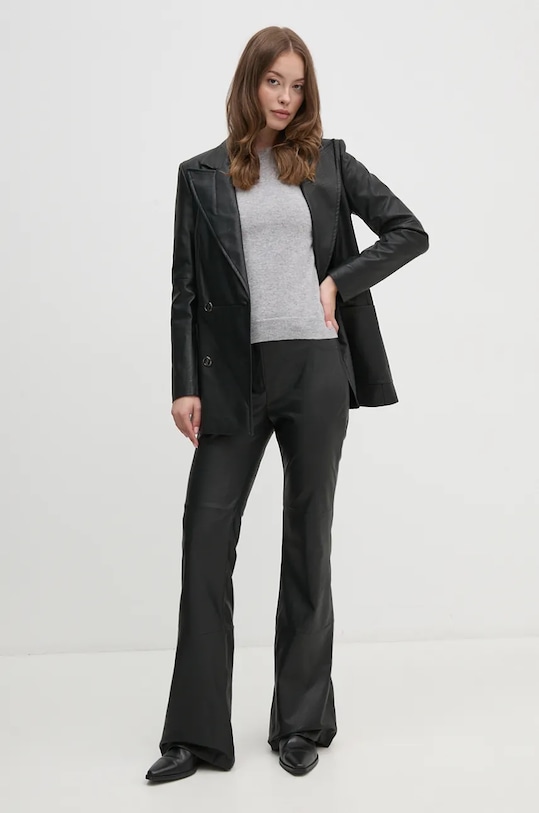 Vlněný svetr United Colors of Benetton 1002D1K01 šedá AW25