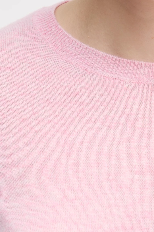 United Colors of Benetton sweter wełniany 1002D1K01 różowy