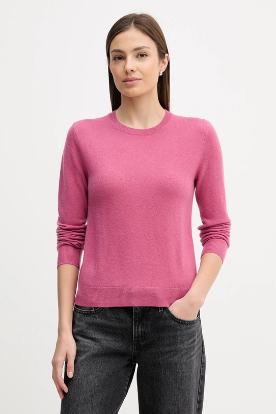 Vlněný svetr United Colors of Benetton růžová 1002D1K01