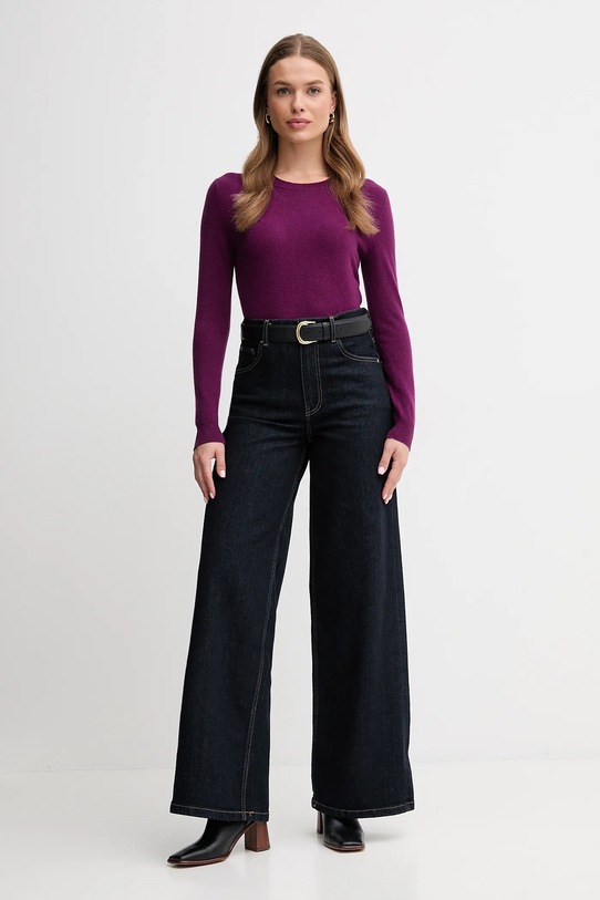 Vlnený sveter United Colors of Benetton 1002D1K01 fialová AW25