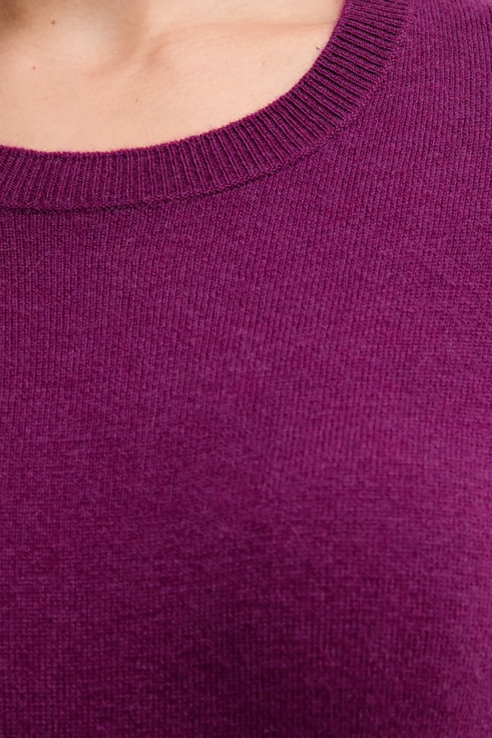 Vlnený sveter United Colors of Benetton 1002D1K01 fialová