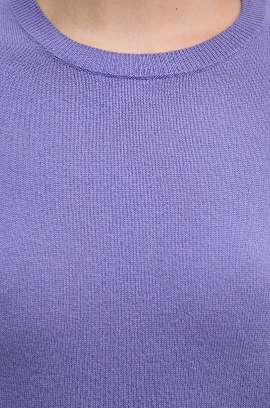 Вовняний светр United Colors of Benetton фіолетовий 1002D1K01