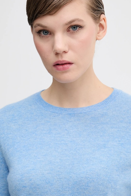 United Colors of Benetton sweter wełniany niebieski 1002D1K01