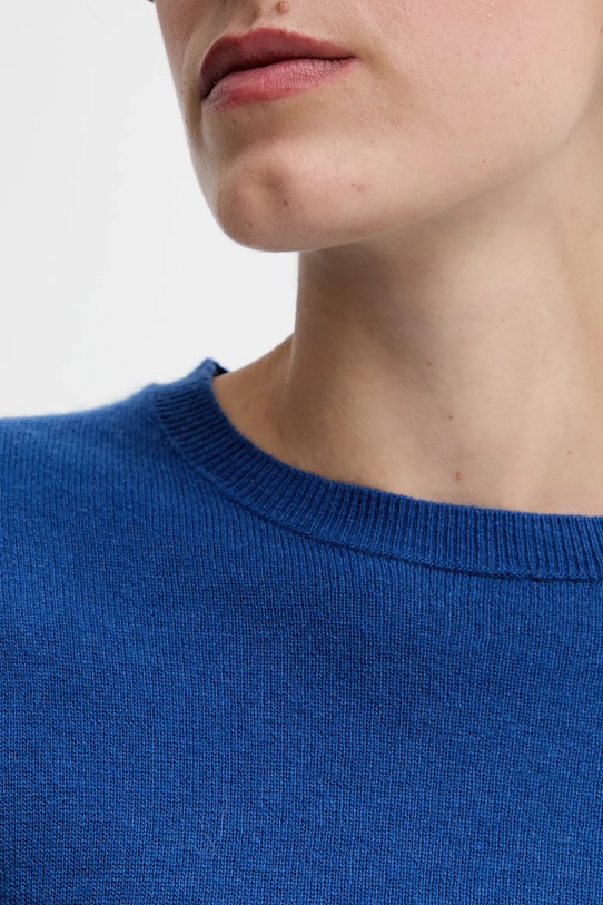 United Colors of Benetton sweter wełniany niebieski 1002D1K01