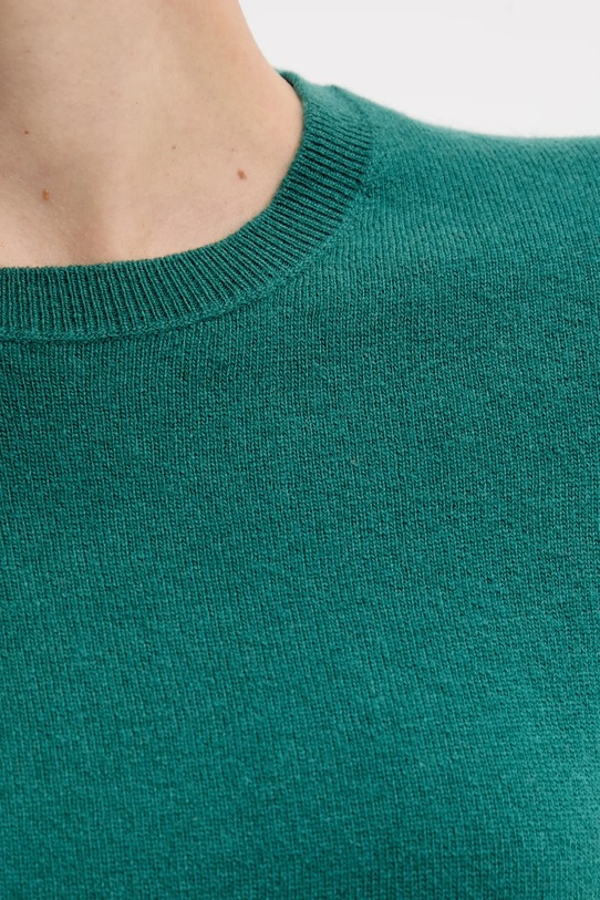 United Colors of Benetton sweter wełniany 1002D1K01 turkusowy