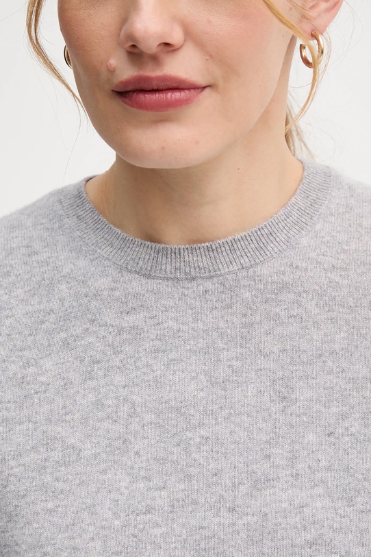 United Colors of Benetton sweter wełniany 1002D1K01 szary