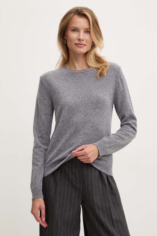 United Colors of Benetton sweter wełniany szary 1002D1K01