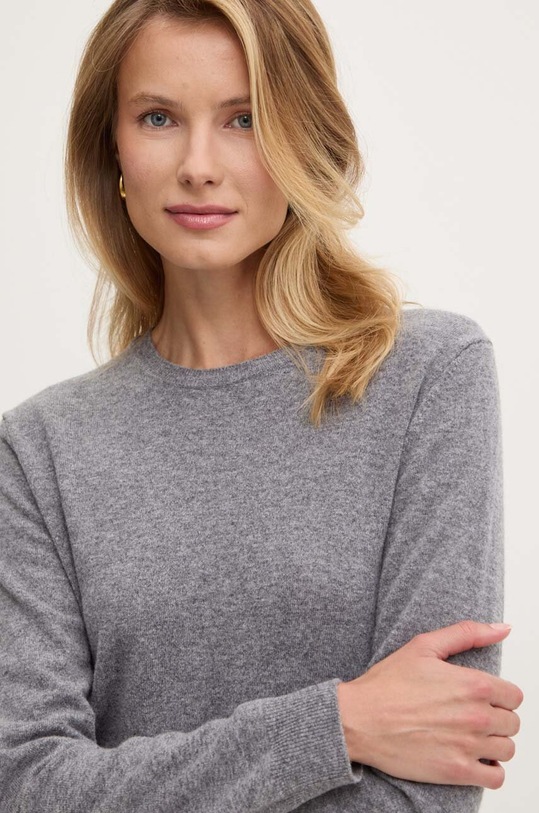 United Colors of Benetton sweter wełniany szary 1002D1K01