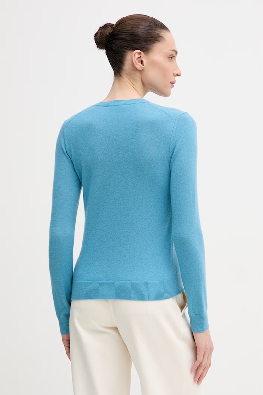 Odzież United Colors of Benetton sweter wełniany 1002D1K01 niebieski