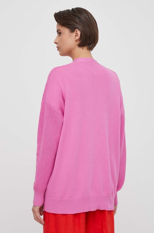 Odzież United Colors of Benetton kardigan bawełniany 1494D603L różowy