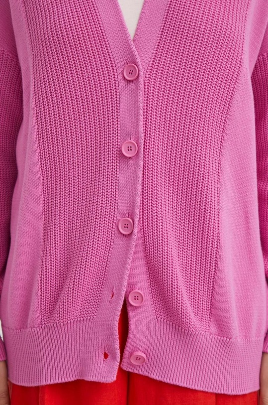United Colors of Benetton kardigan bawełniany 1494D603L różowy
