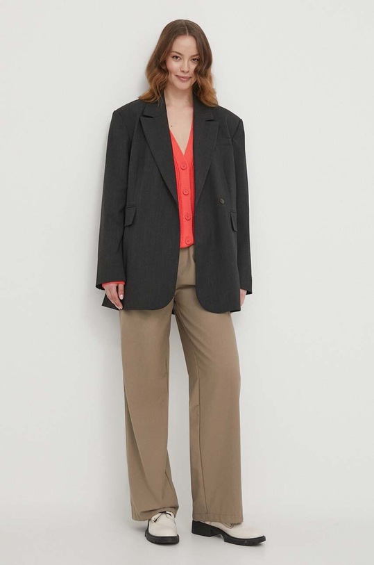 United Colors of Benetton kardigan bawełniany 1494D603L czerwony SS24