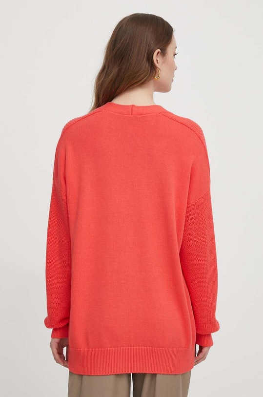 Odzież United Colors of Benetton kardigan bawełniany 1494D603L czerwony