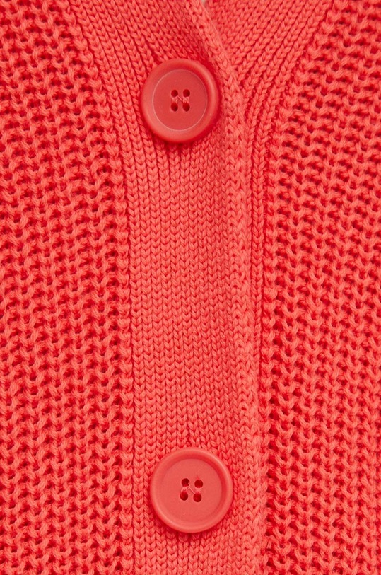 United Colors of Benetton kardigan bawełniany 1494D603L czerwony
