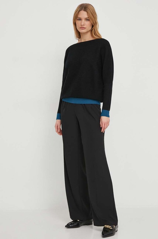 Πουλόβερ United Colors of Benetton 1066E109V μαύρο SS24