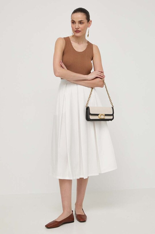 Weekend Max Mara top 2415361022600 brązowy SS24