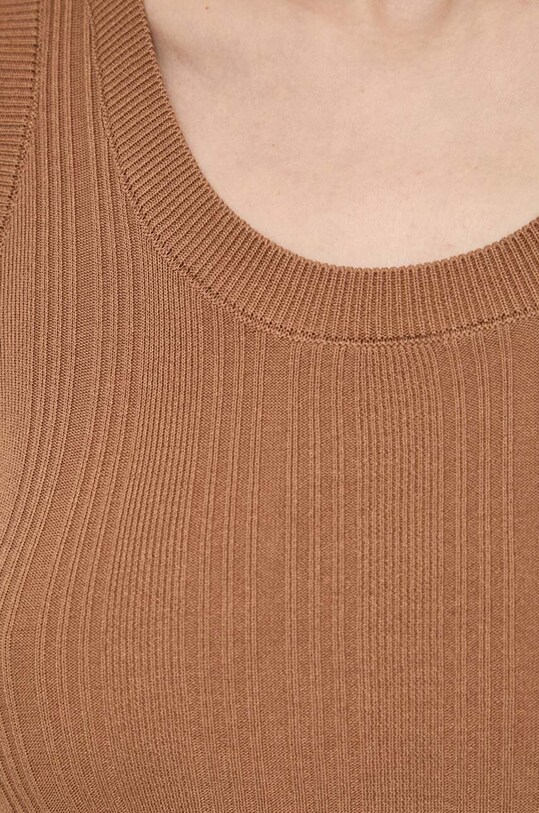 Weekend Max Mara top 2415361022600 brązowy