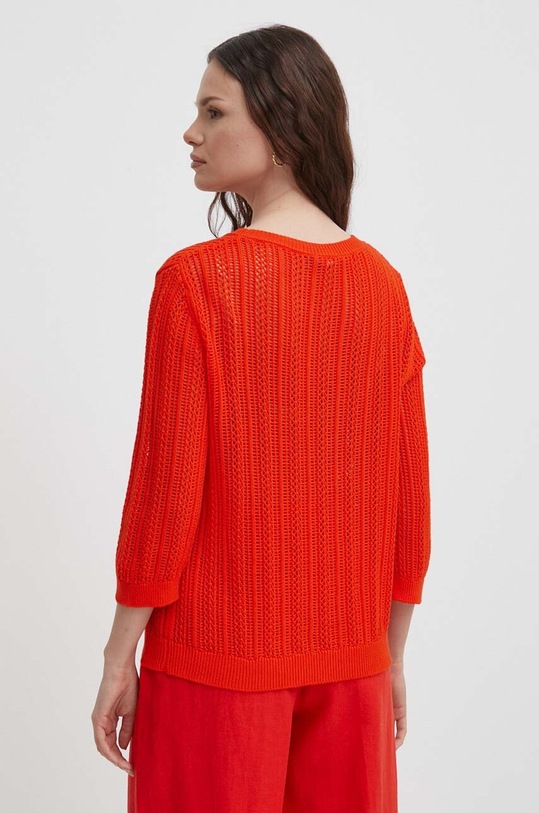 Oblečenie Bavlnený sveter United Colors of Benetton 1394D10AF oranžová