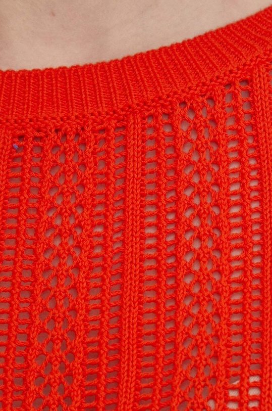 Bavlnený sveter United Colors of Benetton 1394D10AF oranžová