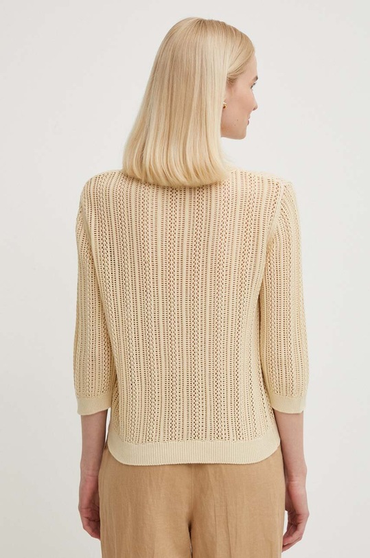 Odzież United Colors of Benetton sweter bawełniany 1394D10AF beżowy