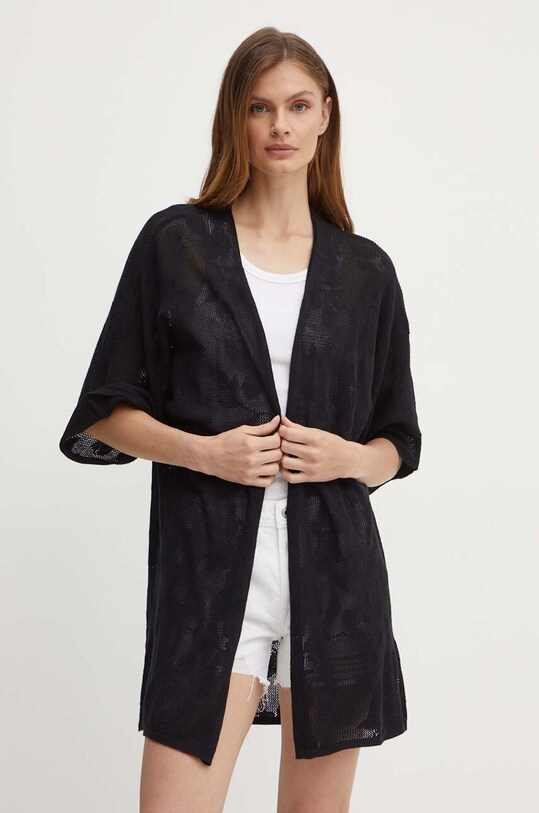 United Colors of Benetton cardigan uni negru 103CD603O