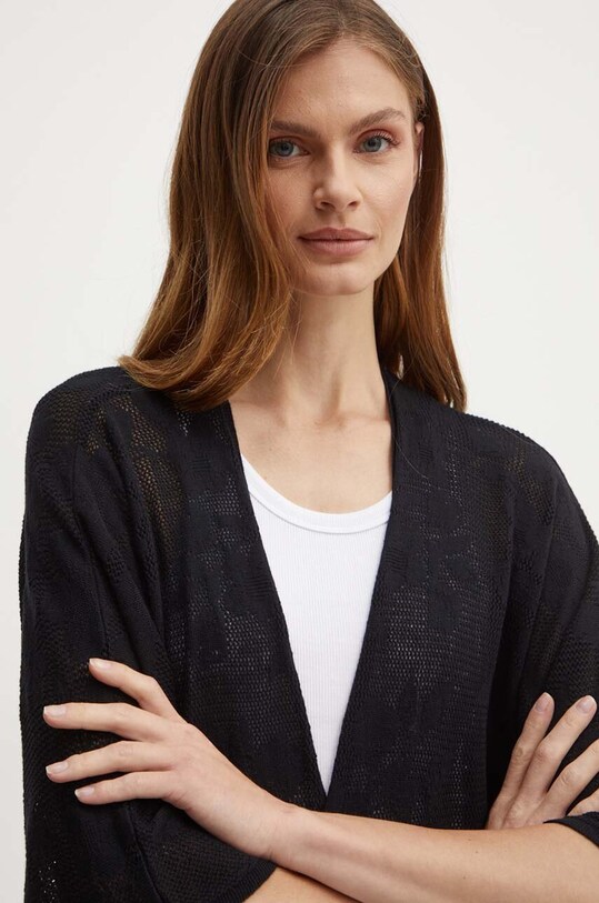 United Colors of Benetton cardigan negru 103CD603O