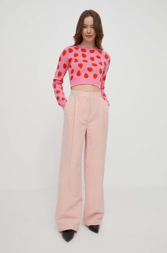 Светр United Colors of Benetton 1194E10AO рожевий SS24